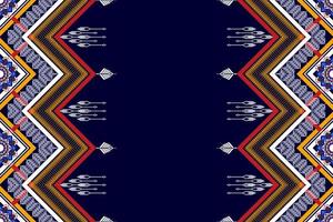 design de padrão sem emenda étnico abstrato geométrico ikat. tecido asteca tapete mandala ornamentos têxteis decorações papel de parede. fundo de vetor de bordado tradicional de peru étnica boho tribal tribal