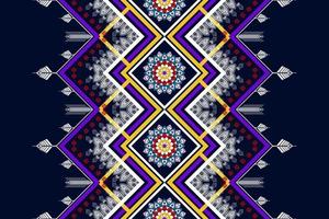 design de padrão sem emenda étnico abstrato geométrico. tecido asteca tapete mandala ornamentos têxteis decorações papel de parede. fundo de vetor de bordado tradicional de peru de motivo nativo tribal boho