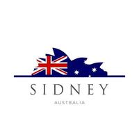 sidney opera house austrália ilustração vetorial vetor