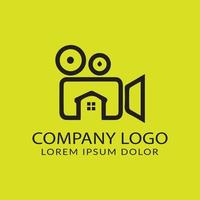 design de logotipo de empresa imobiliária vetor