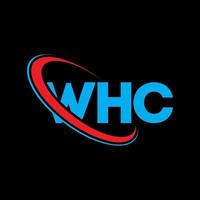 Wc logotipo. q carta. design de logotipo de carta whc. iniciais whc logotipo ligado com círculo e logotipo monograma maiúsculo. whc tipografia para marca de tecnologia, negócios e imóveis. vetor