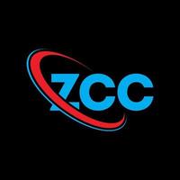logotipo zcc. carta zcc. design de logotipo de letra zcc. iniciais zcc logotipo ligado com círculo e logotipo monograma maiúsculo. tipografia zcc para marca de tecnologia, negócios e imóveis. vetor