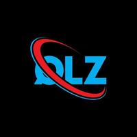 logotipo qlz. letra qlz. design de logotipo de letra qlz. iniciais qlz logotipo ligado com círculo e logotipo monograma maiúsculo. tipografia qlz para marca de tecnologia, negócios e imóveis. vetor