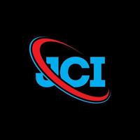 logotipo jci. carta jci. design de logotipo de carta jci. iniciais jci logotipo ligado com círculo e logotipo monograma maiúsculo. tipografia jci para marca de tecnologia, negócios e imóveis. vetor