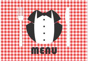 Design de vetor de cartão de menu gratuito