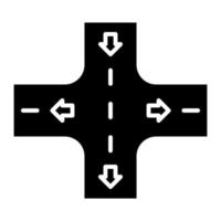 ícone de glifo de rua vetor