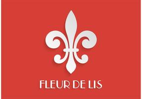 Ilustração de vetores de Paper Fleur De Lis grátis