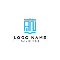 inspiração de design de logotipo para empresas a partir das letras iniciais do ícone de um logotipo. -vetor vetor