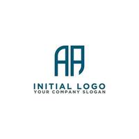 aa letra inicial ícone logotipo design monograma inspiração. - vetor