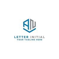 inspiração de design de logotipo para empresas a partir das letras iniciais do ícone de um logotipo. -vetor vetor