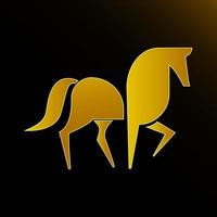 belo cavalo ícone logotipo mascote símbolo personagem vector ilustração animal.