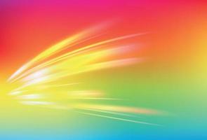 efeito realista de lente de reflexo de prisma de arco-íris. ilustração vetorial de textura de refração de luz vetor