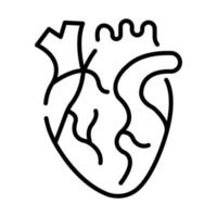 design de conceitos modernos de coração, ilustração vetorial vetor