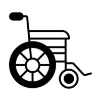 design de conceitos modernos de cadeira de rodas, ilustração vetorial vetor