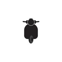 modelo de design de ilustração vetorial de logotipo de scooter. vetor