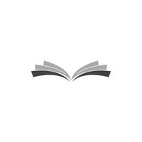 livro logotipo ilustração vetorial modelo de design. vetor