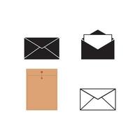 modelo de design de vetor de ícone de envelope