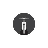design de modelo de ilustração vetorial de ícone de bicicleta vetor