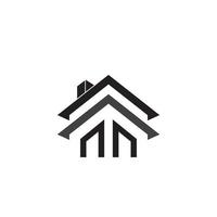 modelo de design de ilustração vetorial logotipo imobiliário. vetor