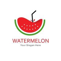 logotipo de vetor de melancia