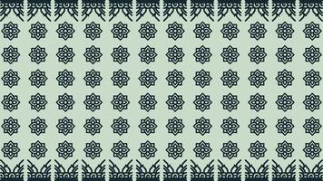 ilustração vetorial de design de padrão de tecido jamdani vetor
