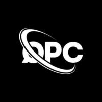 logotipo qpc. carta qp. design de logotipo de carta qpc. iniciais qpc logotipo ligado com círculo e logotipo monograma em maiúsculas. tipografia qpc para marca de tecnologia, negócios e imóveis. vetor