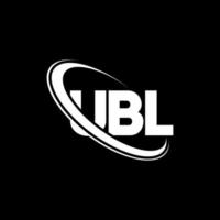 logo ub. carta ub. design de logotipo de carta ubl. iniciais ubl logotipo ligado com círculo e logotipo monograma maiúsculo. tipografia ubl para marca de tecnologia, negócios e imóveis. vetor