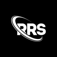 rs logotipo. carta rs. design de logotipo de carta rrs. iniciais rrs logotipo ligado com círculo e logotipo monograma em maiúsculas. rrs tipografia para marca de tecnologia, negócios e imóveis. vetor