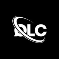 logotipo qlc. carta qlc. design de logotipo de letra qlc. iniciais qlc logotipo ligado com círculo e logotipo monograma maiúsculo. tipografia qlc para marca de tecnologia, negócios e imóveis. vetor