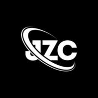 logotipo jz. carta jz. design de logotipo de letra jzc. iniciais jzc logotipo ligado com círculo e logotipo monograma em maiúsculas. tipografia jzc para marca de tecnologia, negócios e imóveis. vetor