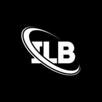 logotipo da lb. letra lb. design de logotipo de letra ilb. iniciais ilb logotipo ligado com círculo e logotipo monograma em maiúsculas. ilb tipografia para tecnologia, negócios e marca imobiliária. vetor