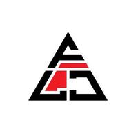 design de logotipo de letra triângulo flj com forma de triângulo. monograma de design de logotipo de triângulo flj. modelo de logotipo de vetor de triângulo flj com cor vermelha. flj logotipo triangular logotipo simples, elegante e luxuoso.