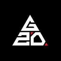 design de logotipo de letra de triângulo gzo com forma de triângulo. monograma de design de logotipo de triângulo gzo. modelo de logotipo de vetor de triângulo gzo com cor vermelha. logotipo triangular gzo logotipo simples, elegante e luxuoso.