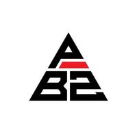 design de logotipo de letra triângulo pbz com forma de triângulo. monograma de design de logotipo de triângulo pbz. modelo de logotipo de vetor de triângulo pbz com cor vermelha. logotipo triangular pbz logotipo simples, elegante e luxuoso.