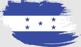 bandeira de honduras com textura grunge vetor