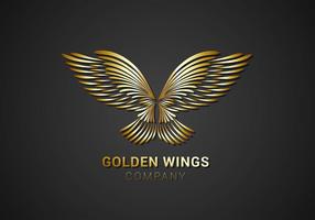 Vetor de logotipo de asa de ouro livre