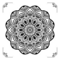 design de fundo de mandala ornamental de luxo criativo, moderno, abstrato e profissional ou vetor de design de padrão