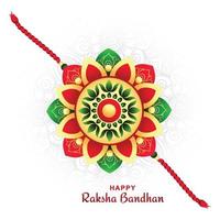 festival indiano raksha bandhan fundo decorativo colorido rakhi vetor