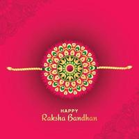 fundo do cartão do festival hindu raksha bandhan vetor