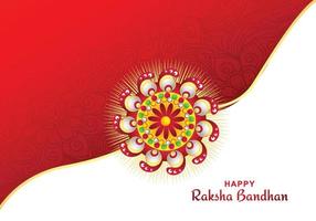 design de cartão de celebração raksha bandhan festival hindu vetor