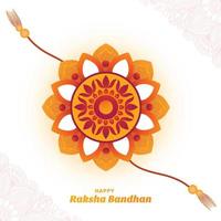 rakhi para fundo de cartão raksha bandhan festival indiano vetor