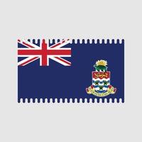 vetor de bandeira das Ilhas Cayman. bandeira nacional