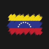 escova de bandeira da venezuela. bandeira nacional vetor