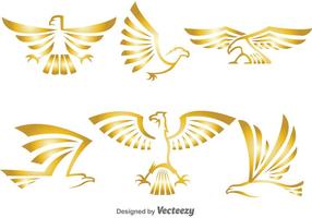 Vetores do logotipo da águia dourada