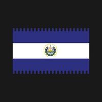 vetor de bandeira de el salvador. bandeira nacional