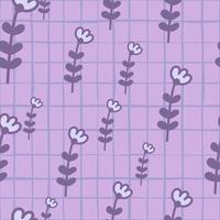padrão sem emenda de florzinha simples. papel de parede floral infantil fofo. vetor