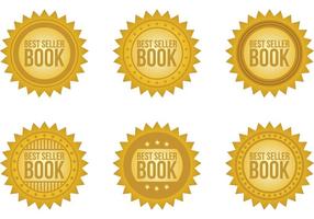 Best Seller Book Vector Badges