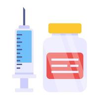ícone de download premium de vacinação vetor