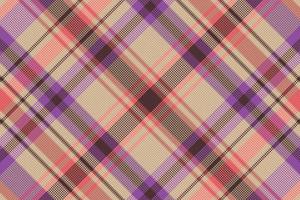 padrão xadrez tartan com textura e cor retrô. vetor