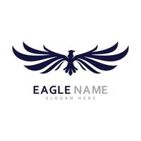 design de logotipo de águia vetor asas de águia ilustração de modelo de símbolo de vetor